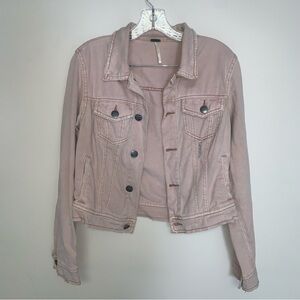 Free People Rumors Denim Jacket 6